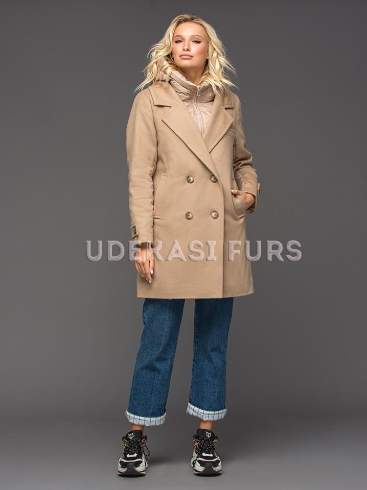 Кашемировое пальто на пуху 5493-001 от Udekasi Furs - #1