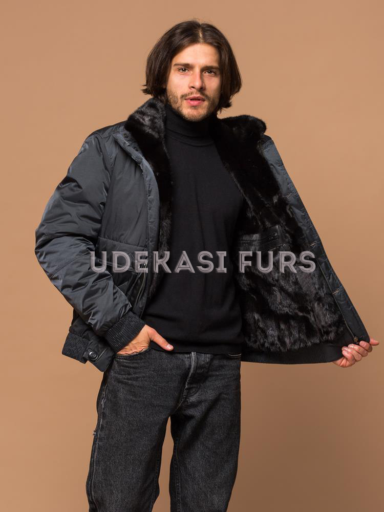 Куртка с мехом норки 4169-005 | Udekasi Furs  - #2