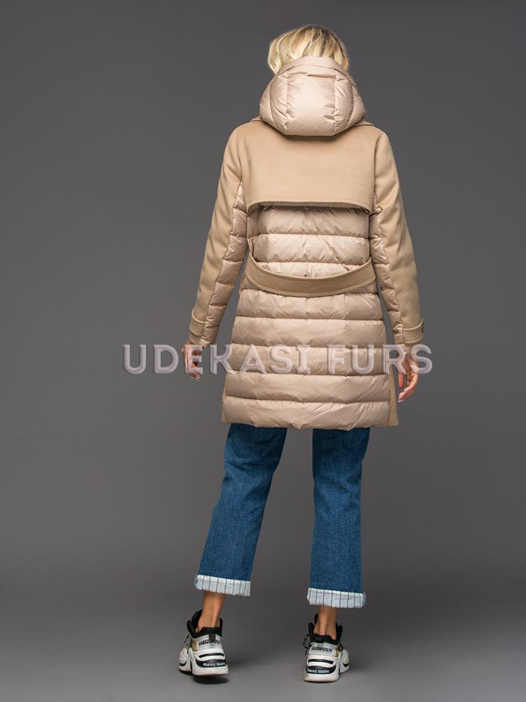 Кашемировое пальто на пуху 5493-001 от Udekasi Furs - #2