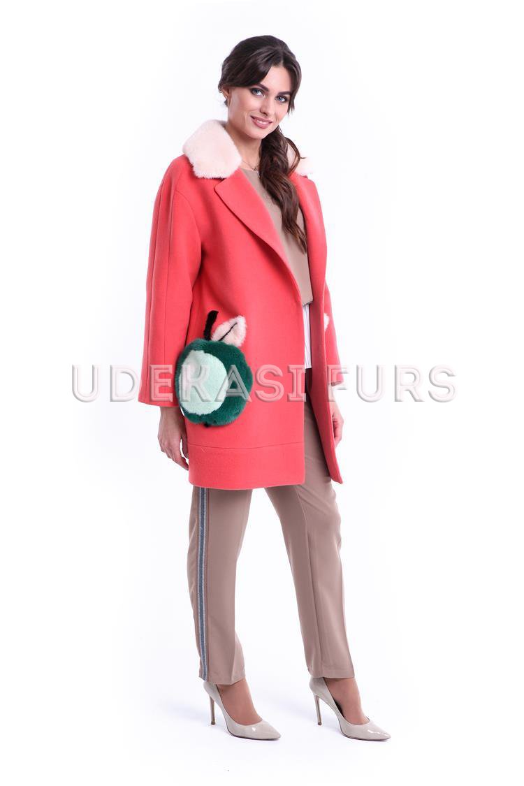 Пальто с мехом норки 9005-03 Udekasi Furs 